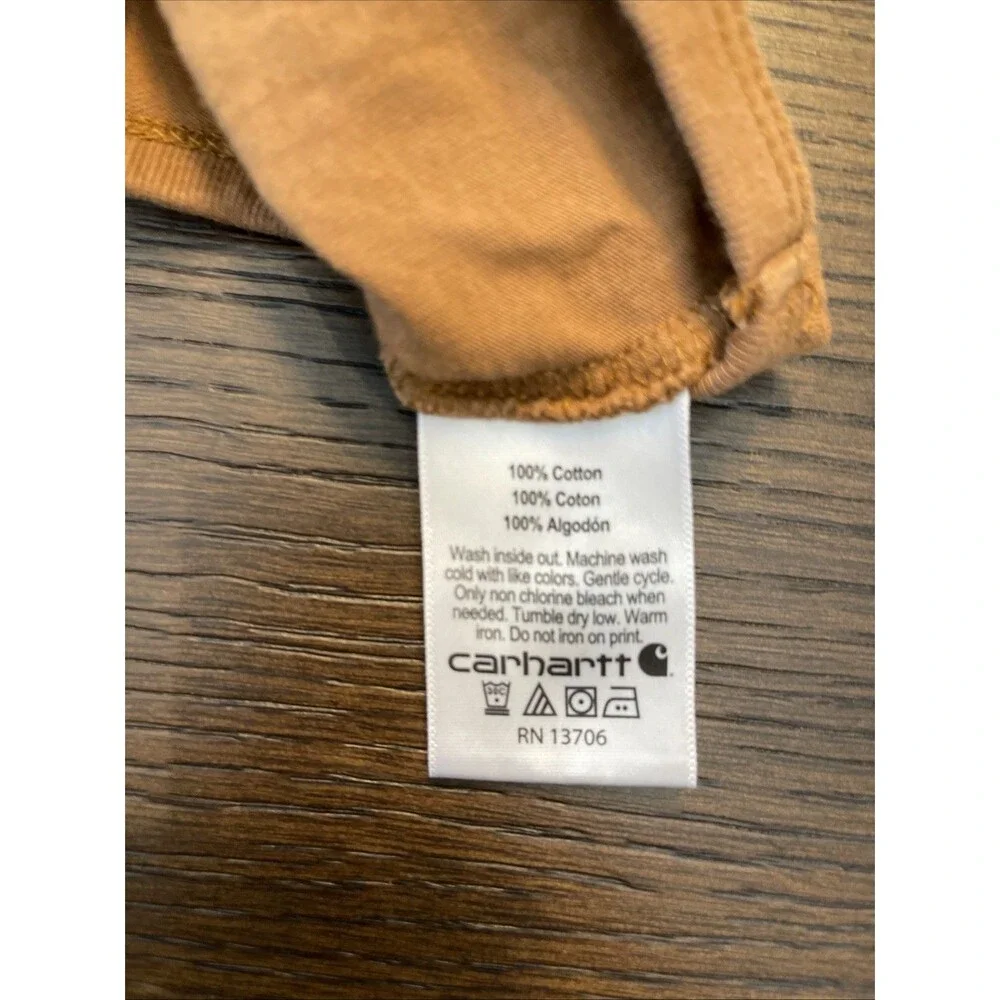 Carhartt 18 Month Baby Bodysuit Long Sleeve Hard At Work